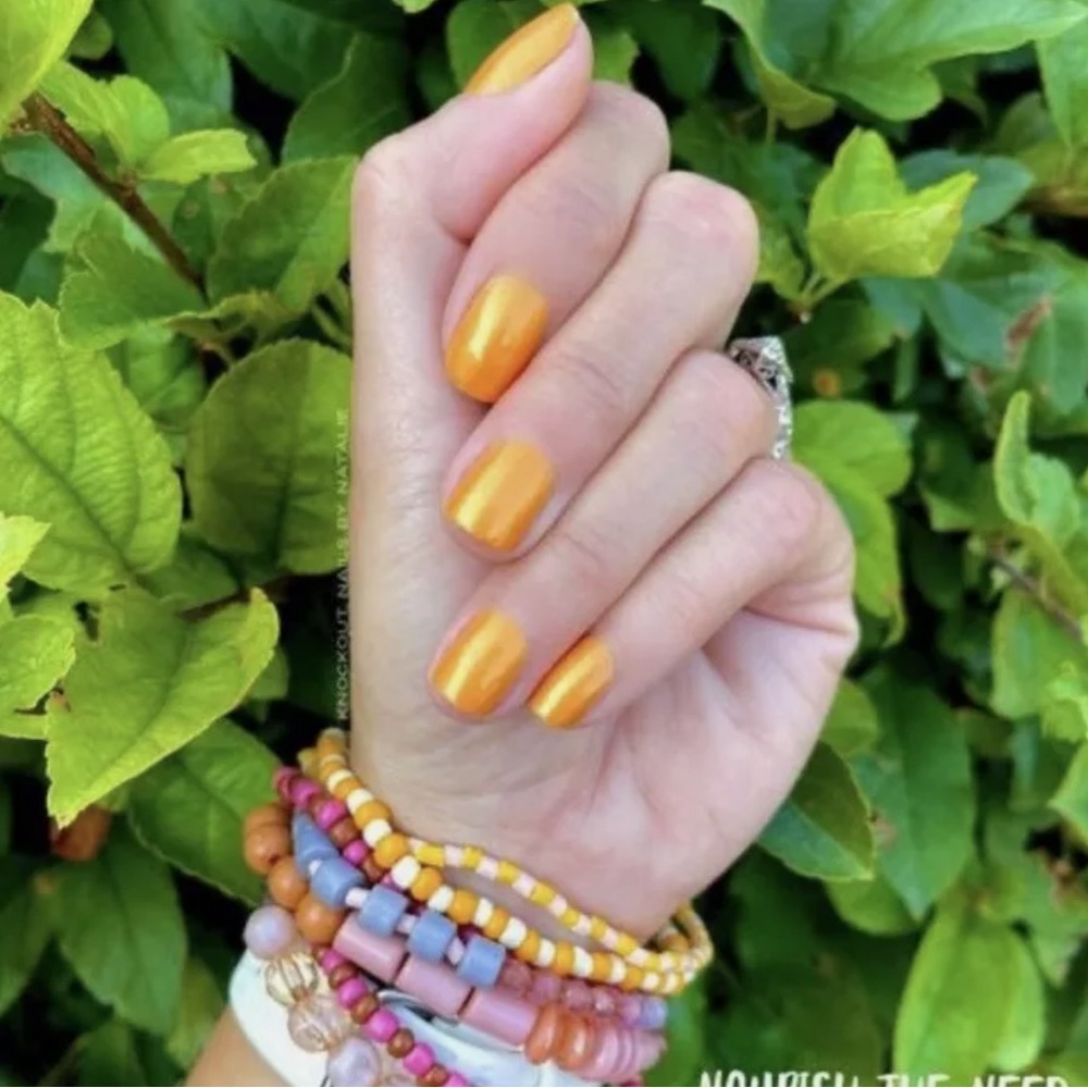 *Retired* Color Street: Nourish the Need | Bright Orange Shimmer Summer Tropical - Picture 11 of 14